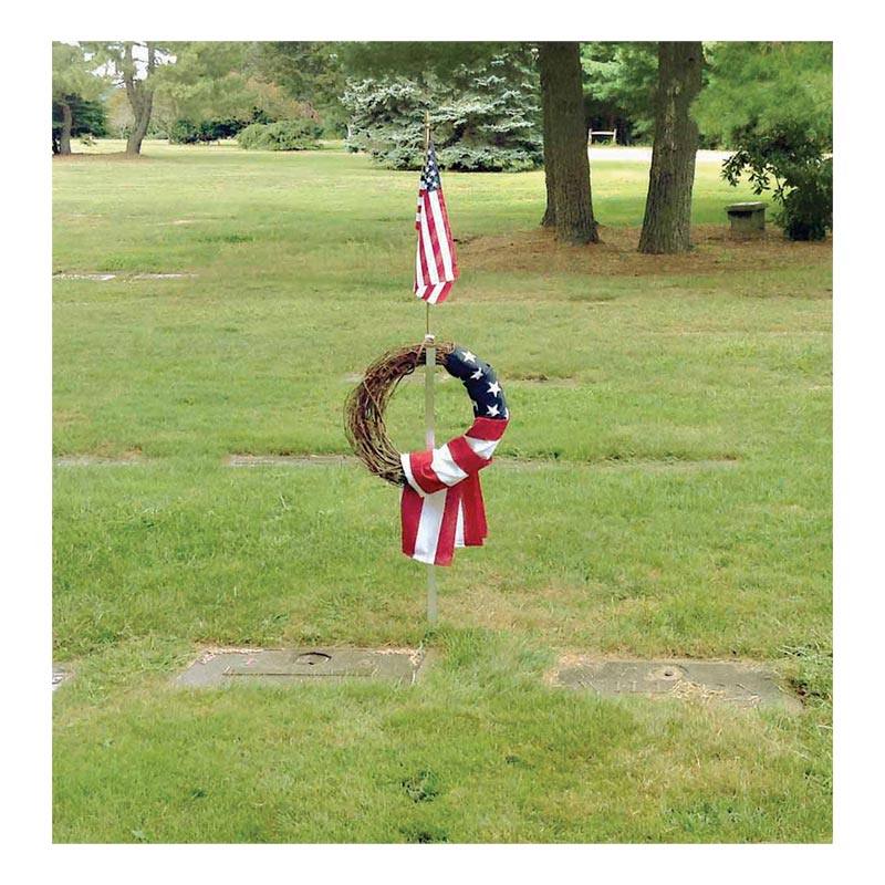 Tri-pod Wreath Holder - Guardian Memorial & Flag Accessories