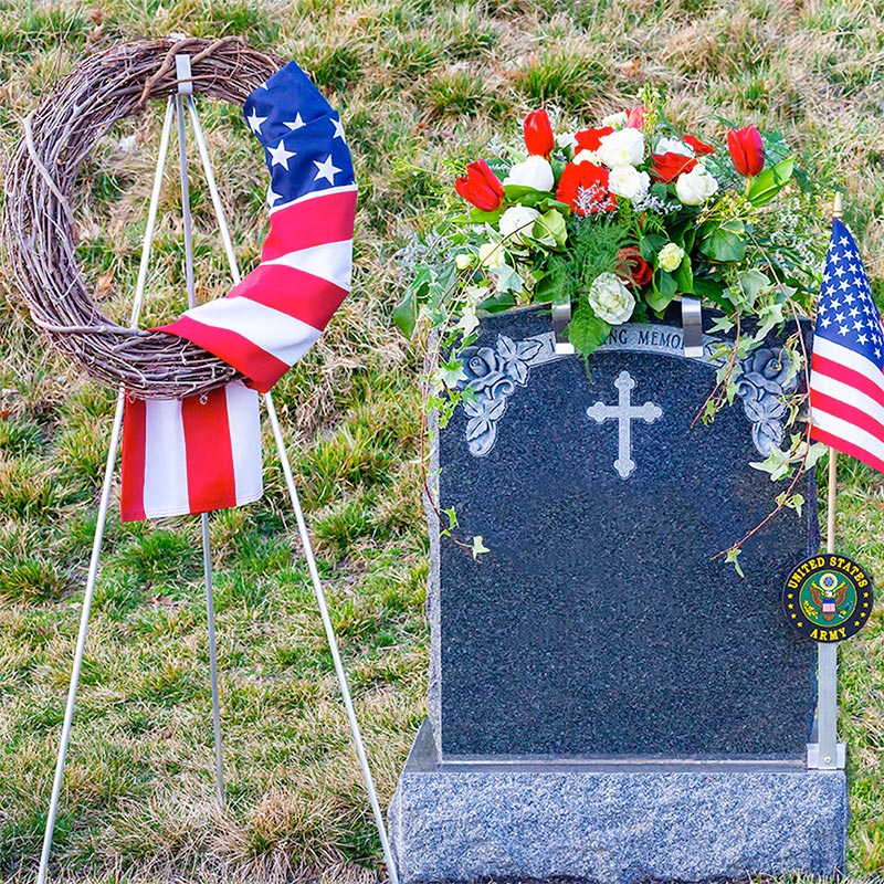 Small Flower Holder - Guardian Memorial & Flag Accessories